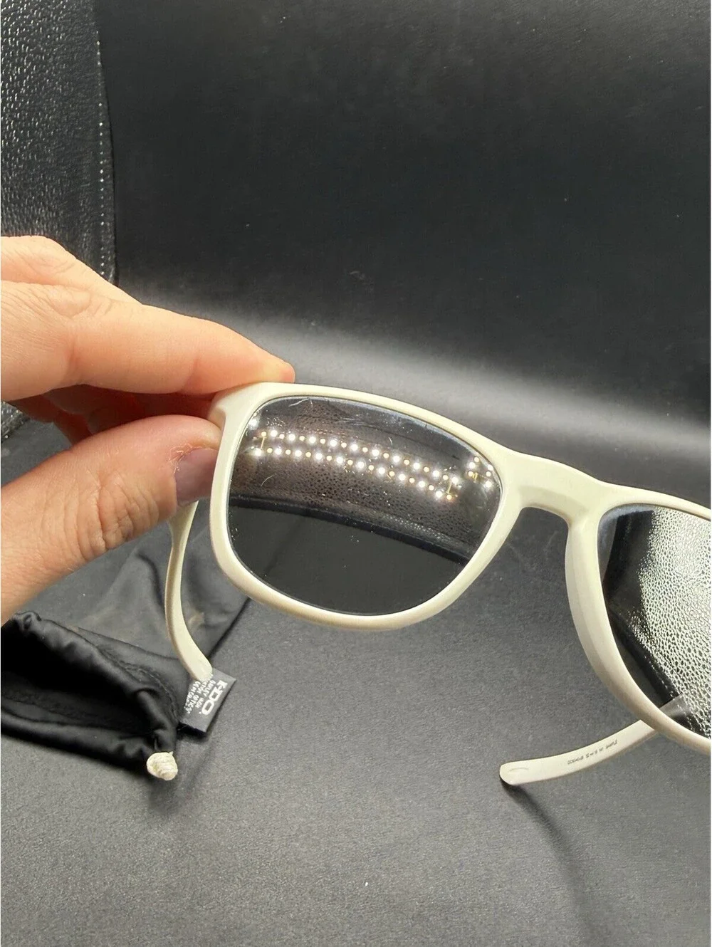 Oakley Trillbe X Matte White/Chrome Iridium Lenses OO9340-08